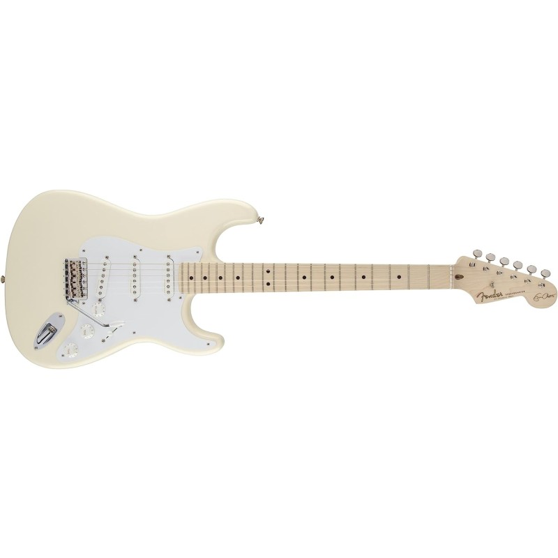 Fender Eric Clapton Stratocaster Electric Guitar, Maple Fingerboard - Olympic White