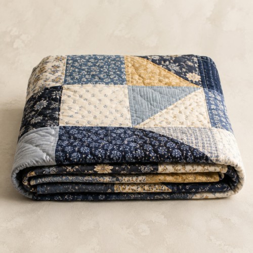 Lot 105 · Handmade Patchwork Quilt